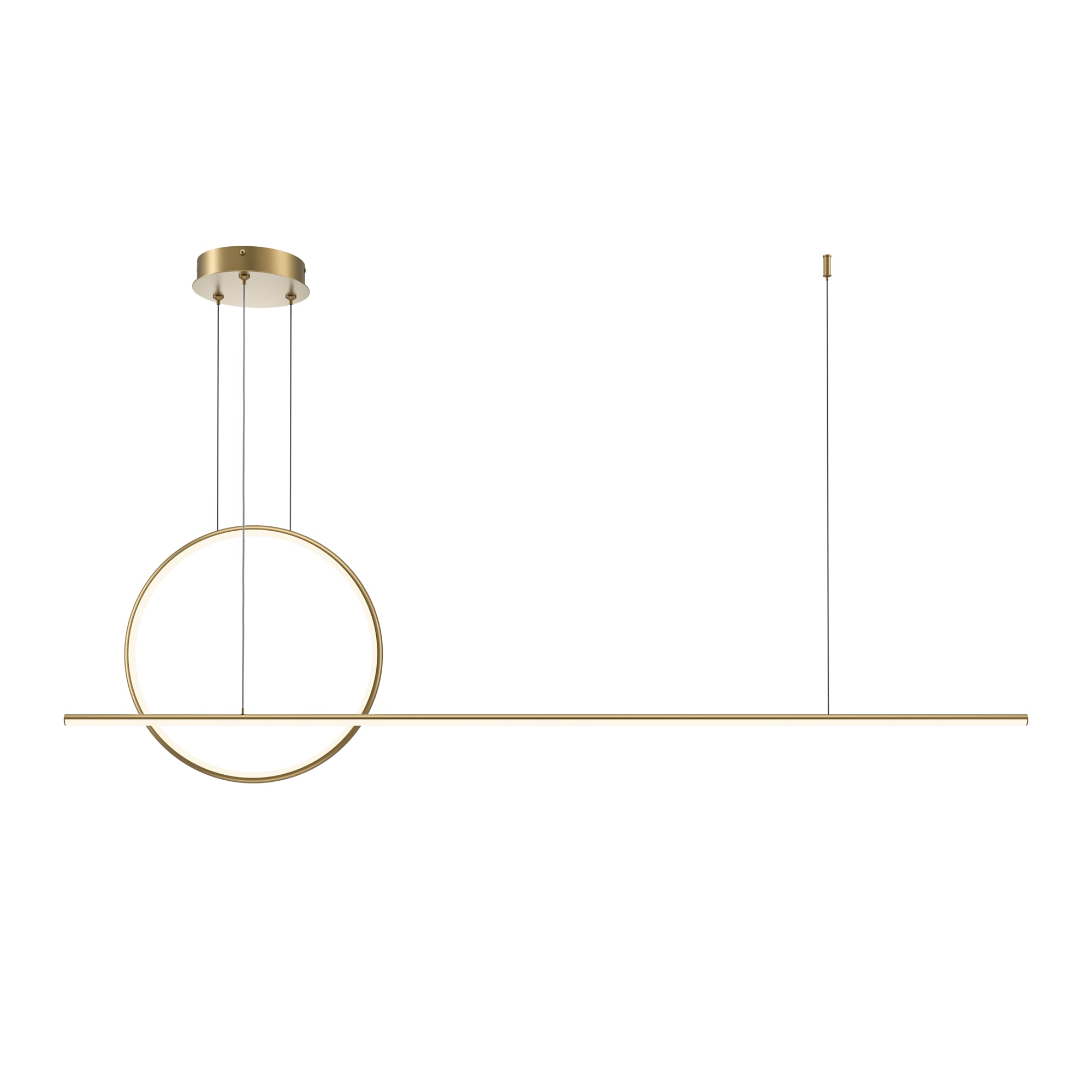 Maytoni Lampa wisząca Halo - Aluminium - Mosiądz MOD247PL-L49BSK