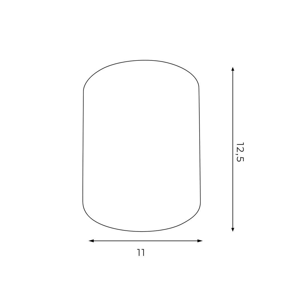 oprawa sufitowa Downlight round dia 110mm/h=125mm black 1xE27