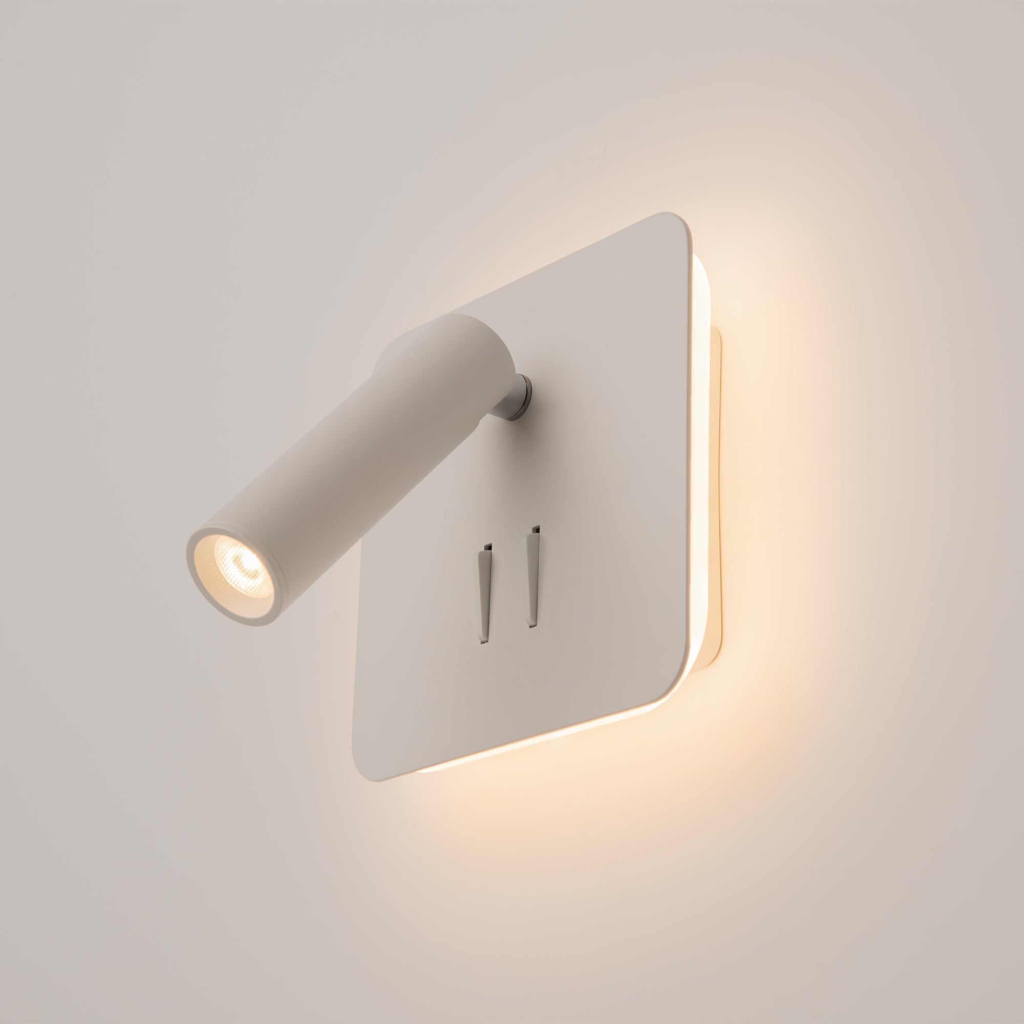 Maytoni Kinkiet Ios 176 - Aluminium - Biały C175-WL-01-6W-W