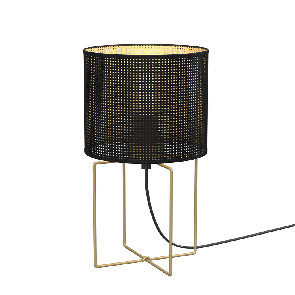 lampka gab. Loft shade gold, shade dia 180, h 150 black 1xE27