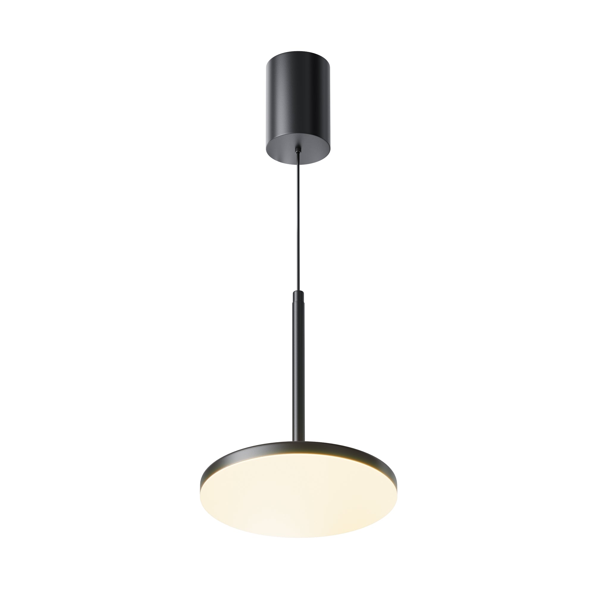 Maytoni Lampa wisząca Plato - Aluminium - Czarny P076PL-L12W3K-B