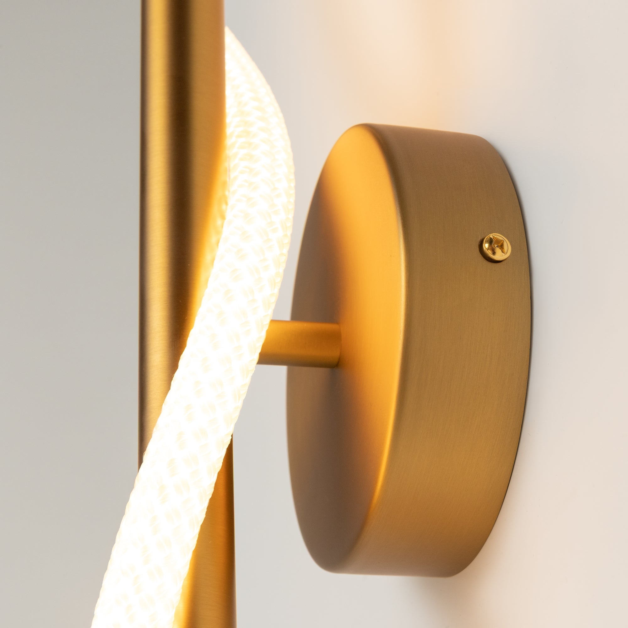 Maytoni Kinkiet Tau - Aluminium - Złoty MOD166WL-L12G3K