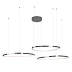 Maxlight Lampa wisząca Cayenne 3 - Metal - Czarny szczotkowany P0663D