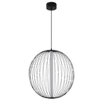 Maxlight Lampa wisząca Nelson - Aluminium + stal + akryl - Czarny P0677
