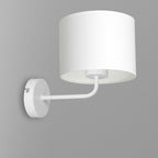 kinkiet Arden white, cylinder shade dia 180, h 150 white 1xE27