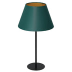 lampka gab. Arden H 58 black, cone shade dia 150/300, h 180 green/gold 1xE27