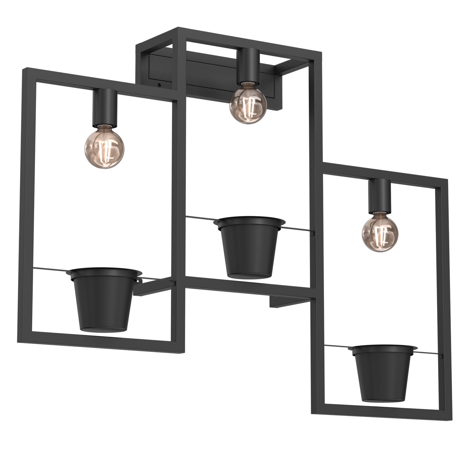kinket Flores black 3xE27