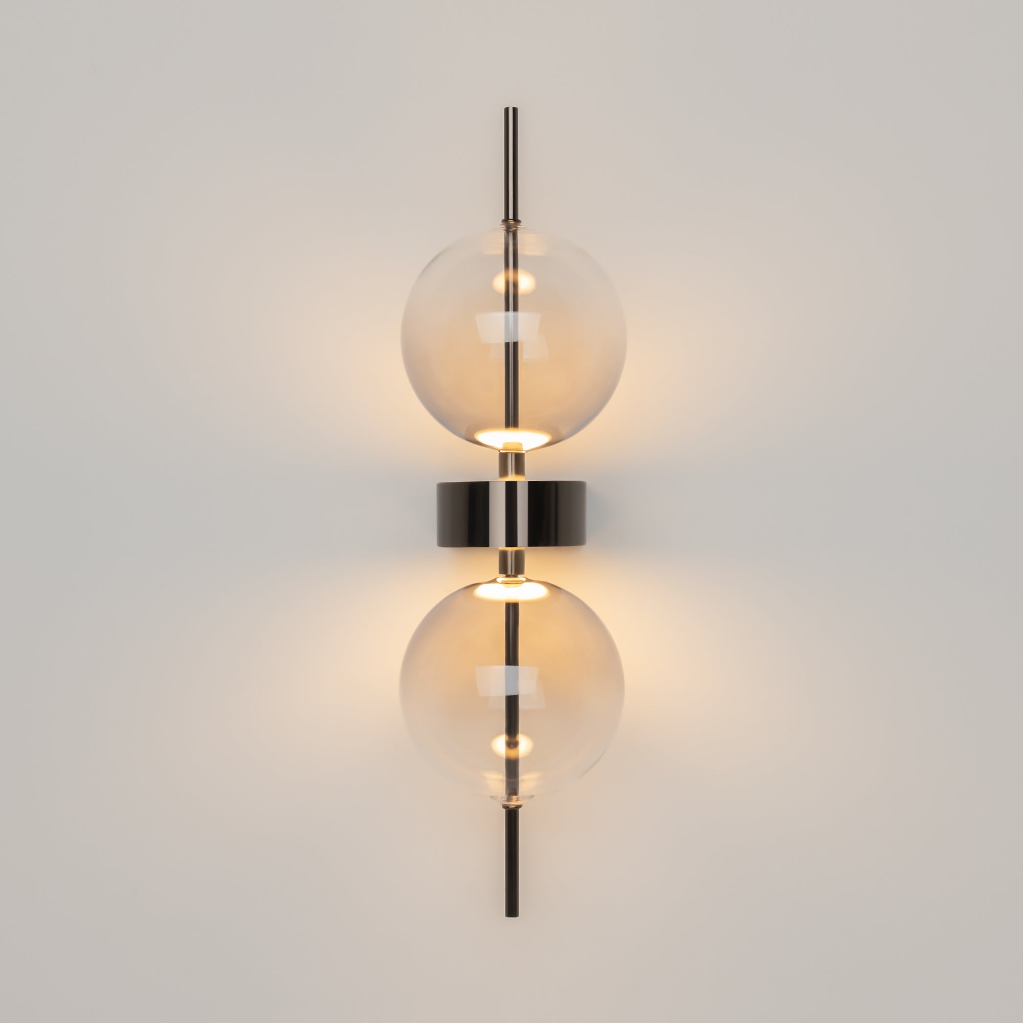 Maytoni Kinkiet Double Moon - Metal - Czarny MOD478WL-L8B3K