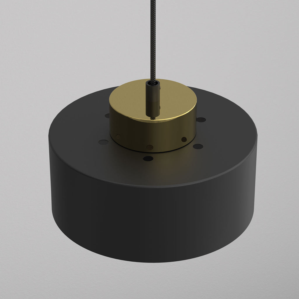 żyrandol Marti black/gold 1xE27