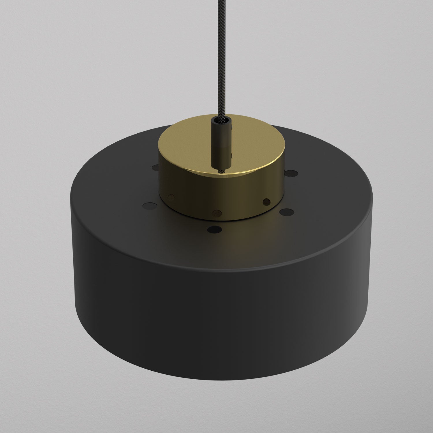 żyrandol Marti black/gold 1xE27