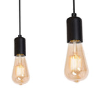 żyrandol Spindel black 3xE27