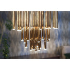 Maxlight Lampa wisząca Organic - Stal nierdzewna + akryl - Złoty P0242D