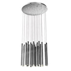 Maxlight Lampa wisząca Organic - Stal nierdzewna + akryl - Chrom P0175D