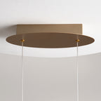 Maytoni Lampa wisząca Curve - Aluminium - Złoty MOD156PL-L52G4K
