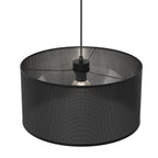 żyrandol Loft shade black, cylinder shade dia 400, h 200 black 1xE27