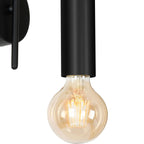 kinkiet Loppe black 1xE27