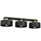 plafon Marti black/gold 3xE27