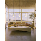 Maxlight Lampa wisząca Modern 13W - Metal + szkło - Czarny P0627