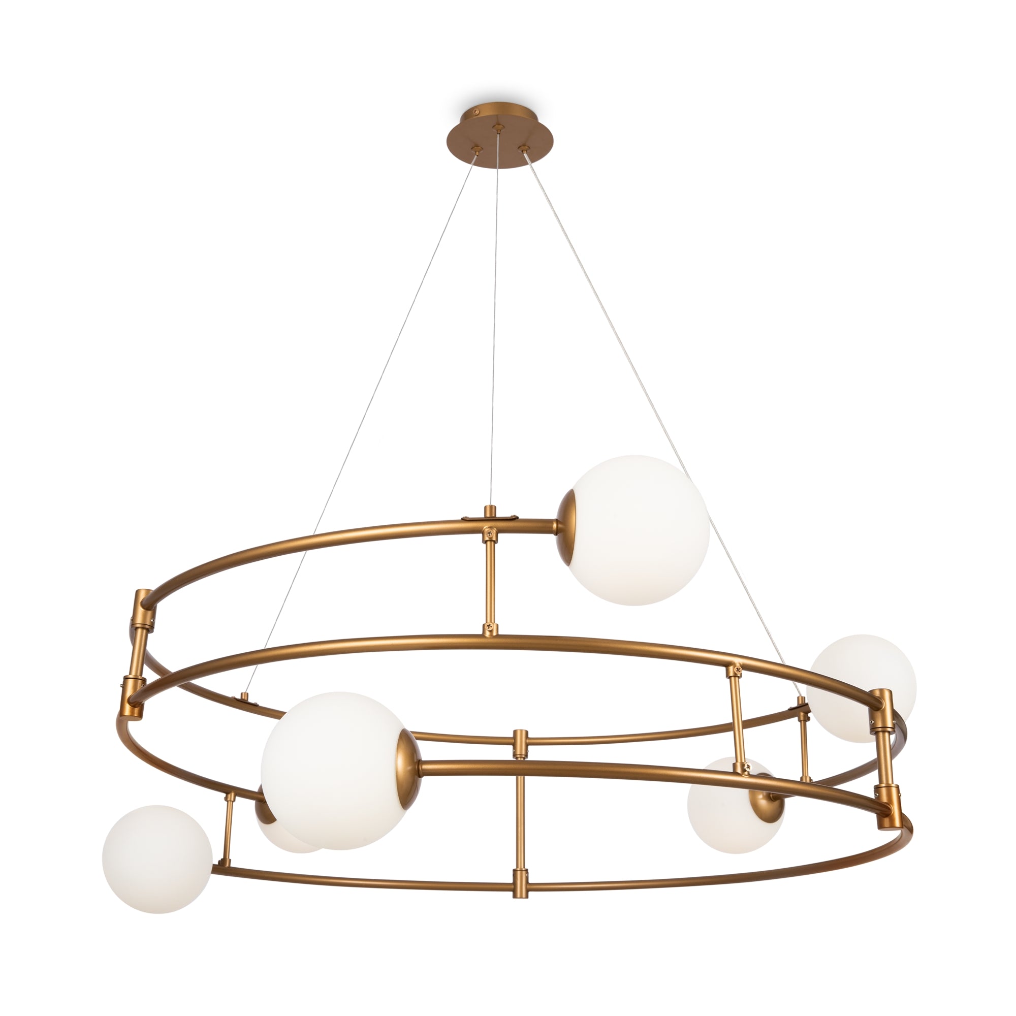 Maytoni Lampa wisząca Balance - Metal - Brąz MOD317PL-06G