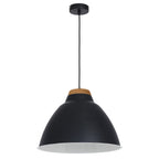 żyrandol Skal black 1xE27