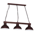 żyrandol Hakon dark wood 3xE27