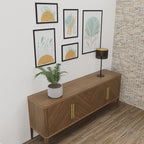 lampka gab. Loft shade H 58 black, cylinder shade dia 250, h 170 black/gold 1xE27