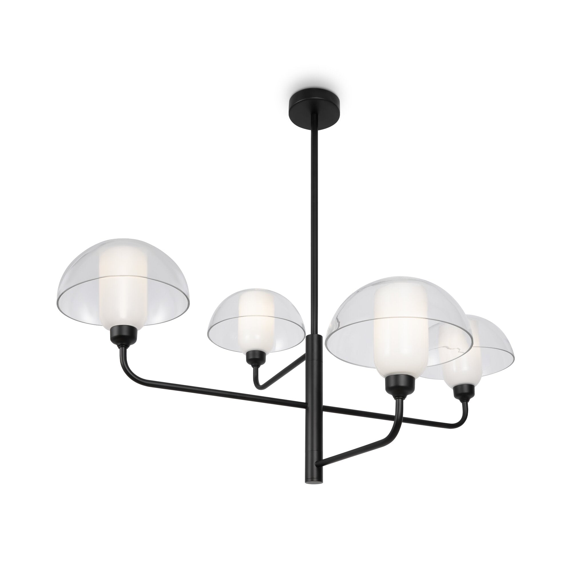 Maytoni Lampa wisząca Memory - Metal - Czarny MOD177PL-04B
