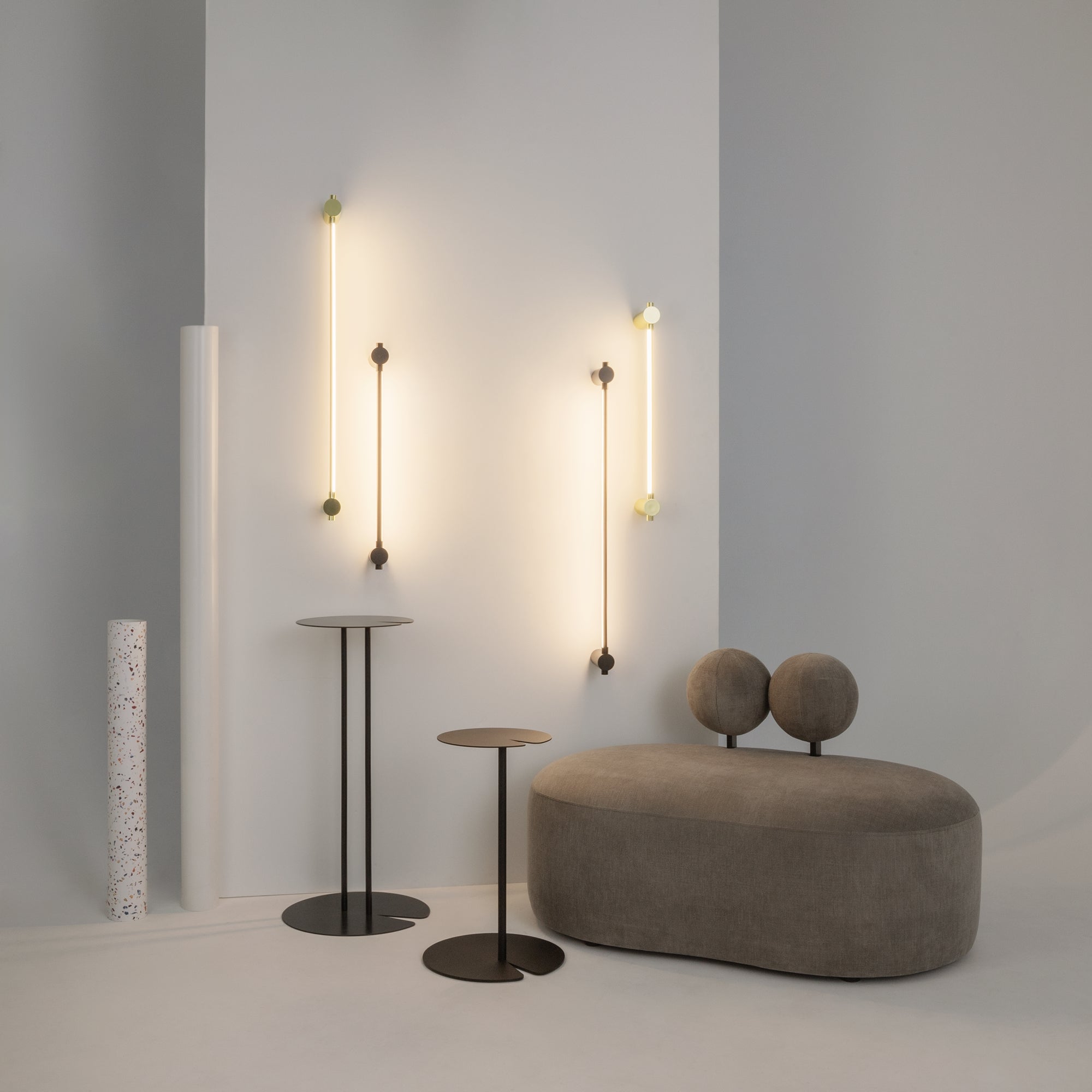 Maytoni Kinkiet Rotta - Aluminium - Czarny MOD413WL-L6B3K