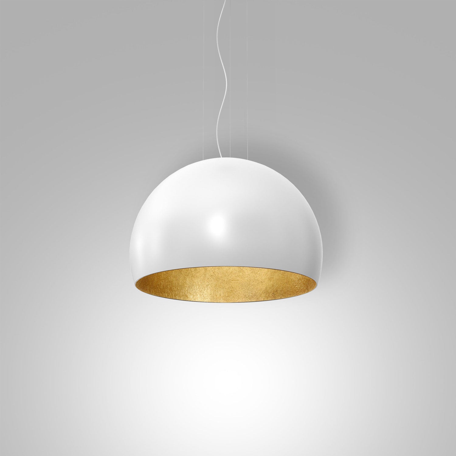 żyrandol Compo 3/4 bool ( dia 800) white/gold 1xE27