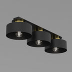 plafon Marti black/gold 3xE27