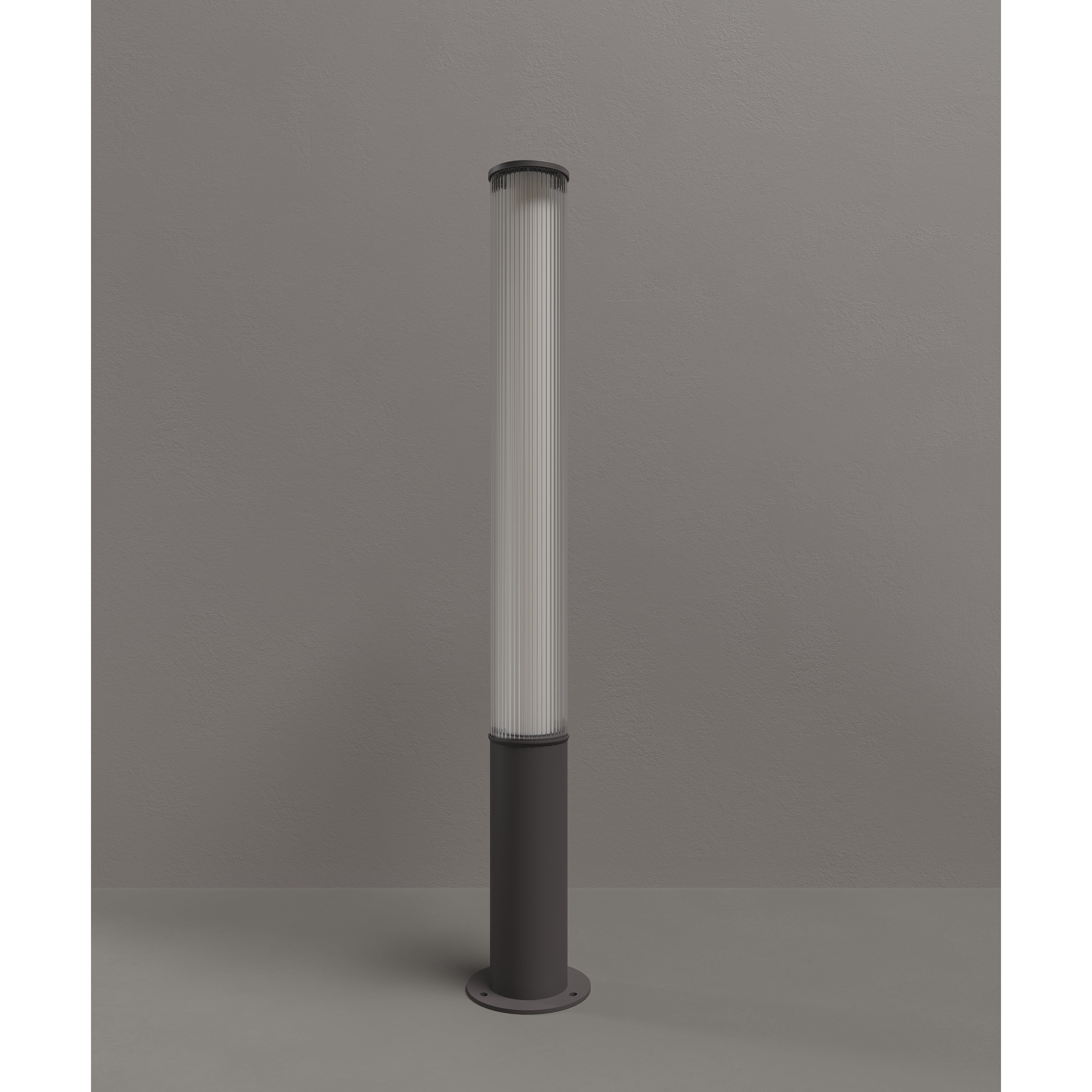 Maxlight Lampa podłogowa Gardenia 25W - Aluminium + pc - Antracyt F0065