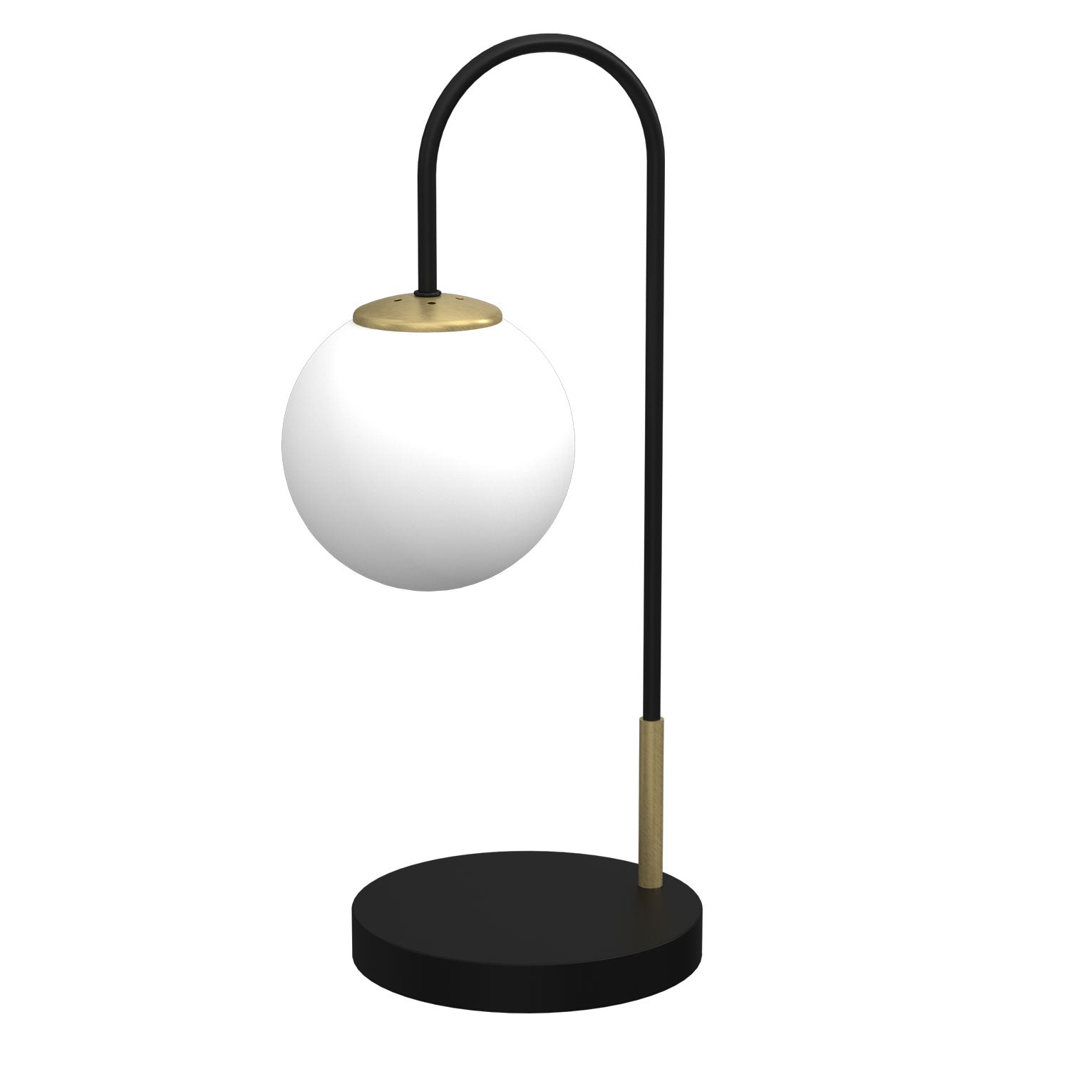 lampka gab. Cambridge (glass 2815) black/brass 1xE14