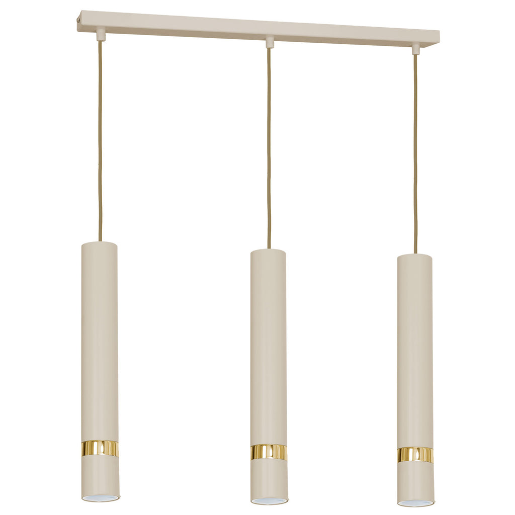 żyrandol Reno line bar 600 mm beige/gold 3xGU10