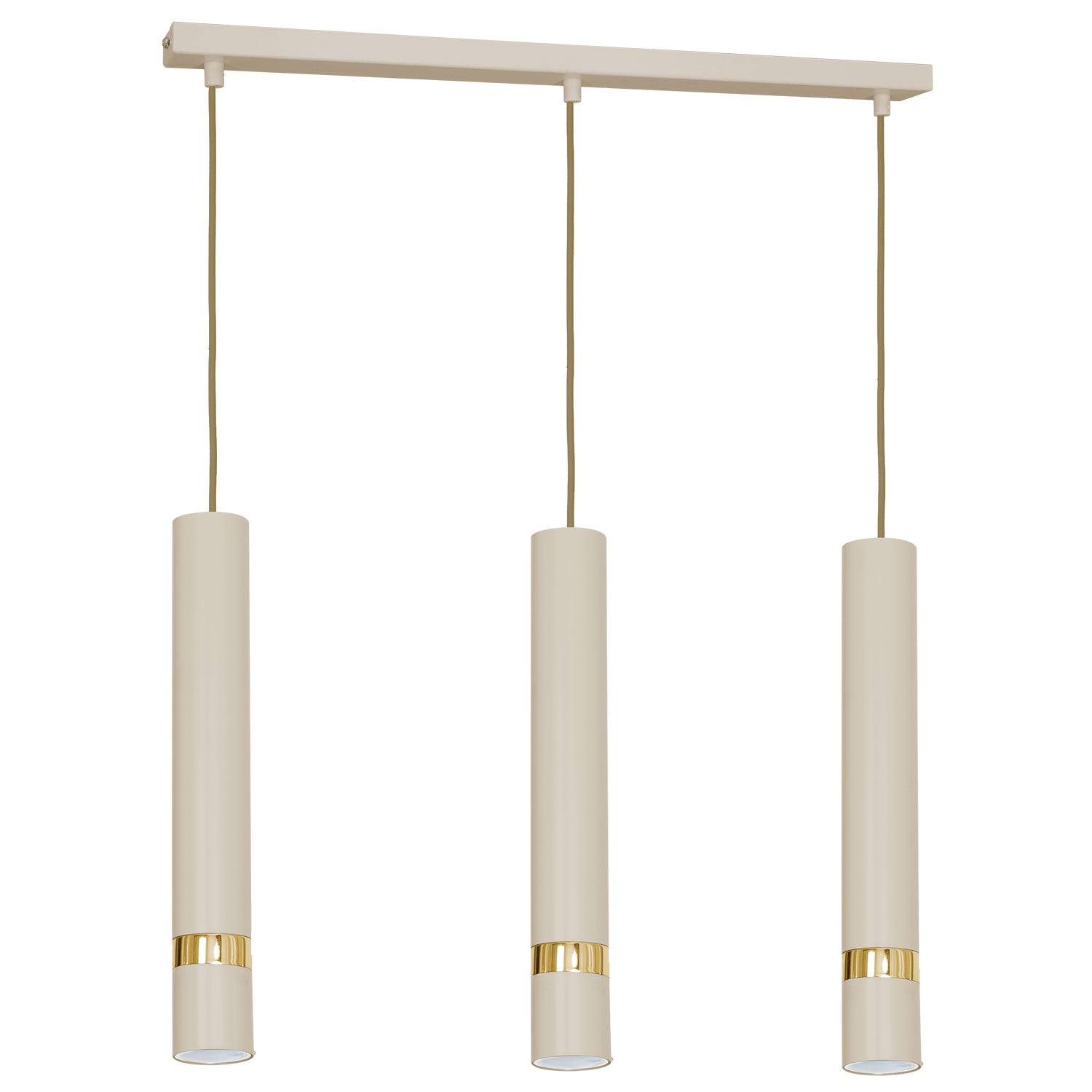 żyrandol Reno line bar 600 mm beige/gold 3xGU10