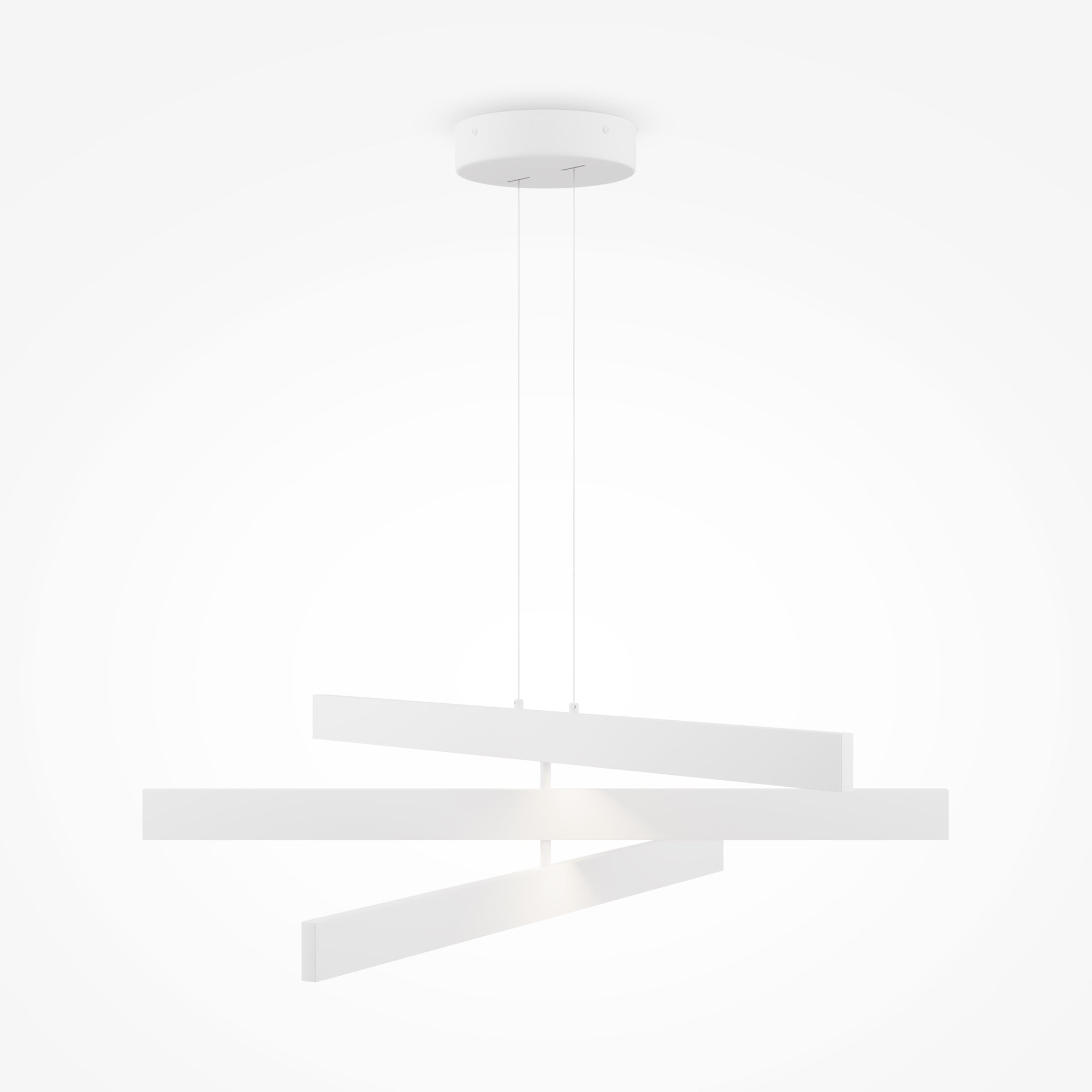 Maytoni Lampa wisząca Origami - Aluminium - Biały MOD163PL-L38W4K1
