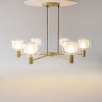Maytoni Lampa wisząca Vision - Aluminium - Złoty MOD411PL-06G