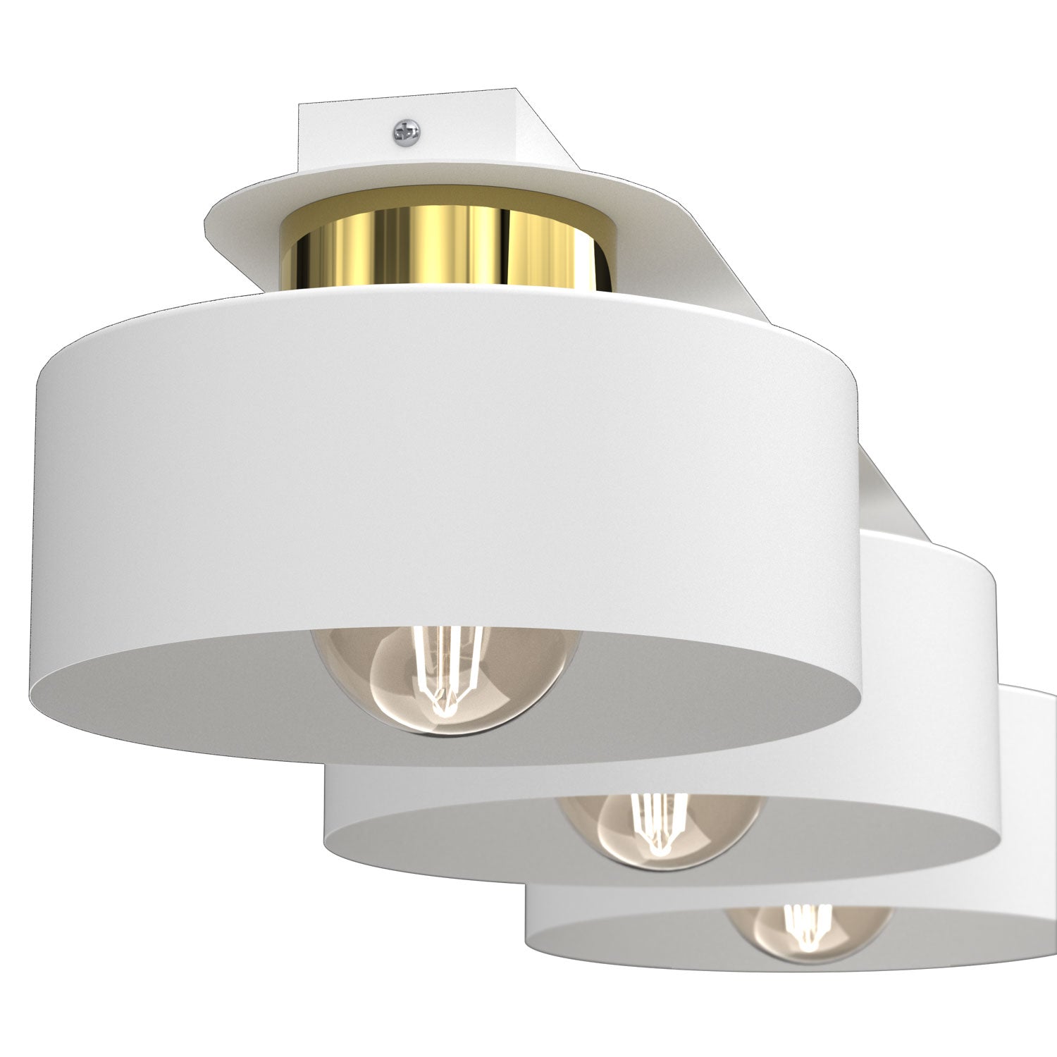 plafon Marti white/gold 3xE27