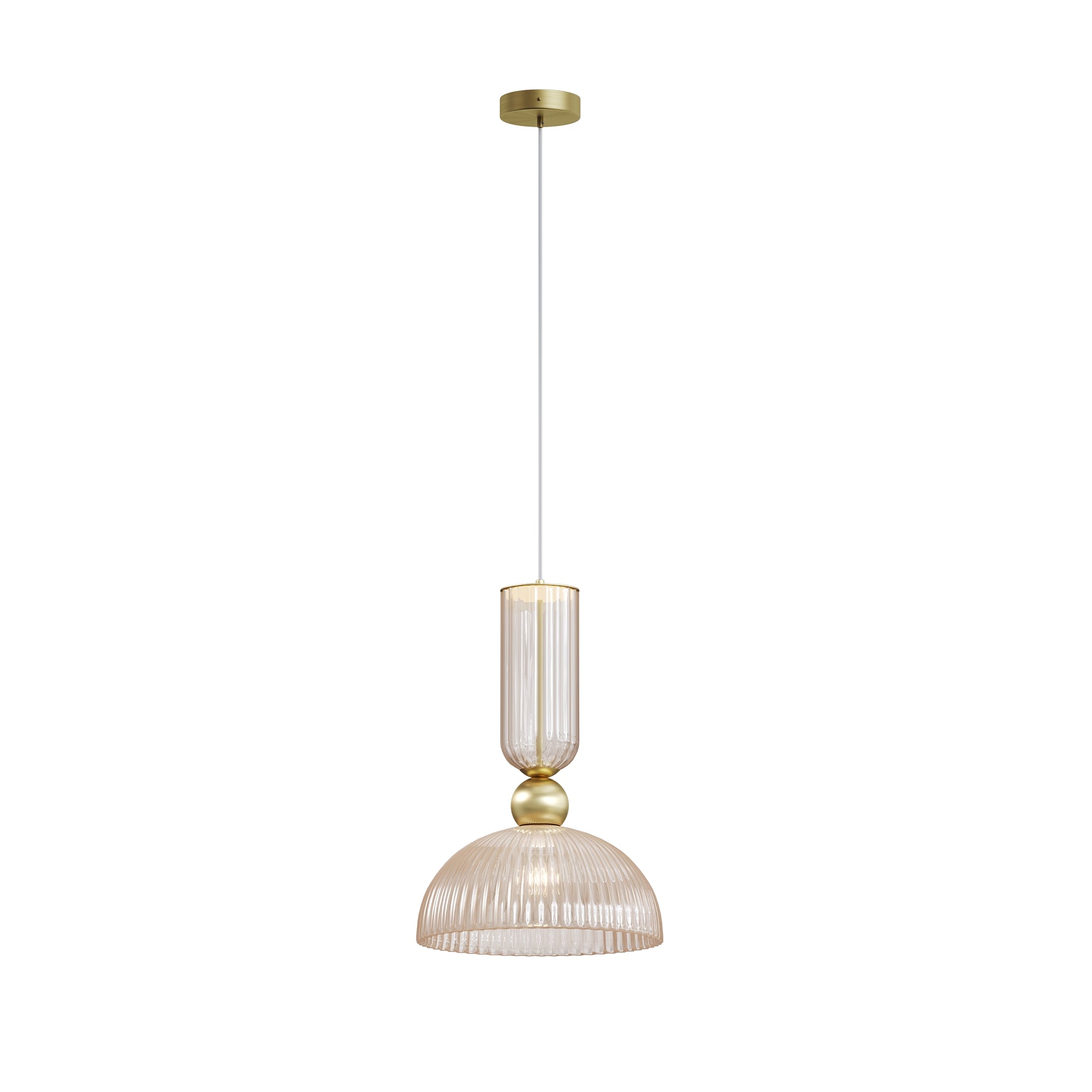 Maytoni Lampa wisząca Antic - Metal - Złoty MOD302PL-01CG1
