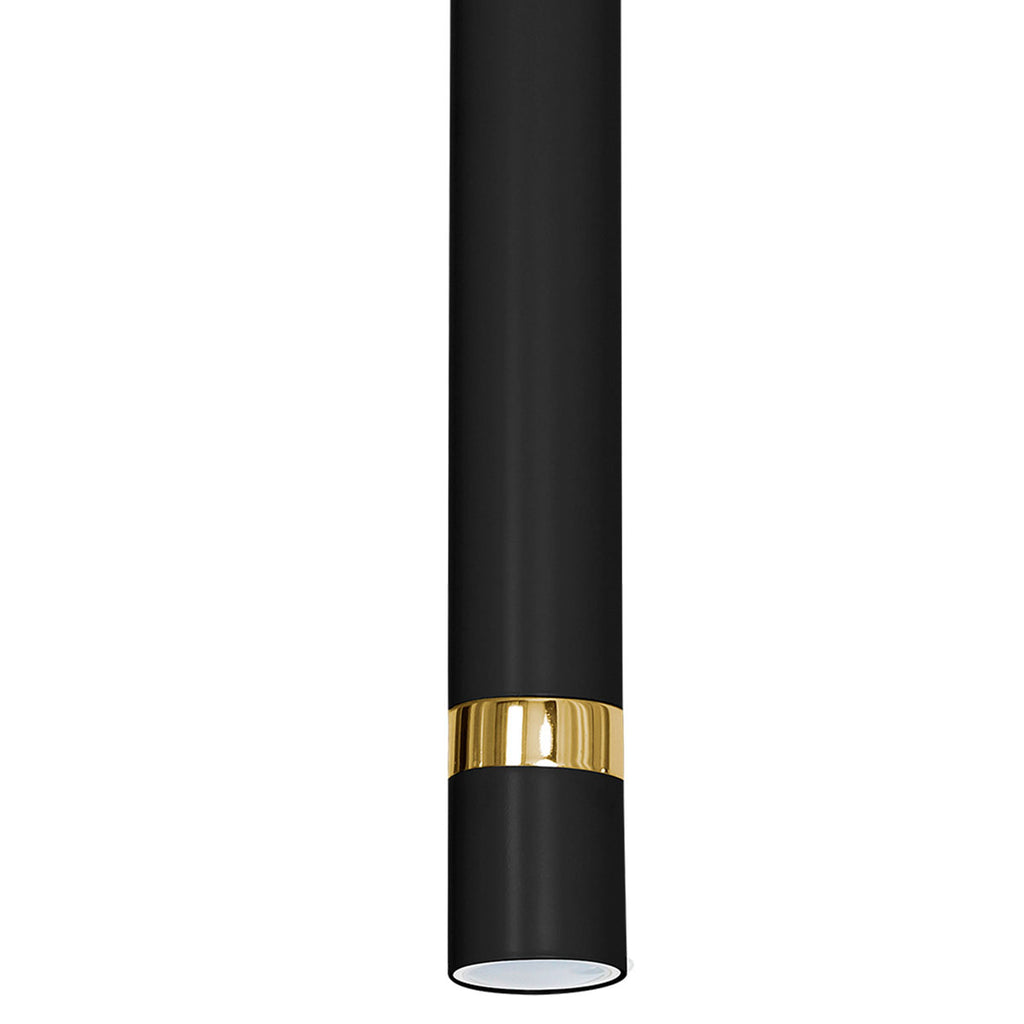 żyrandol Reno black/gold 1xGU10