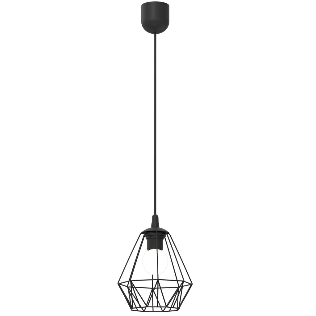 żyrandol Bergen black 1xE27