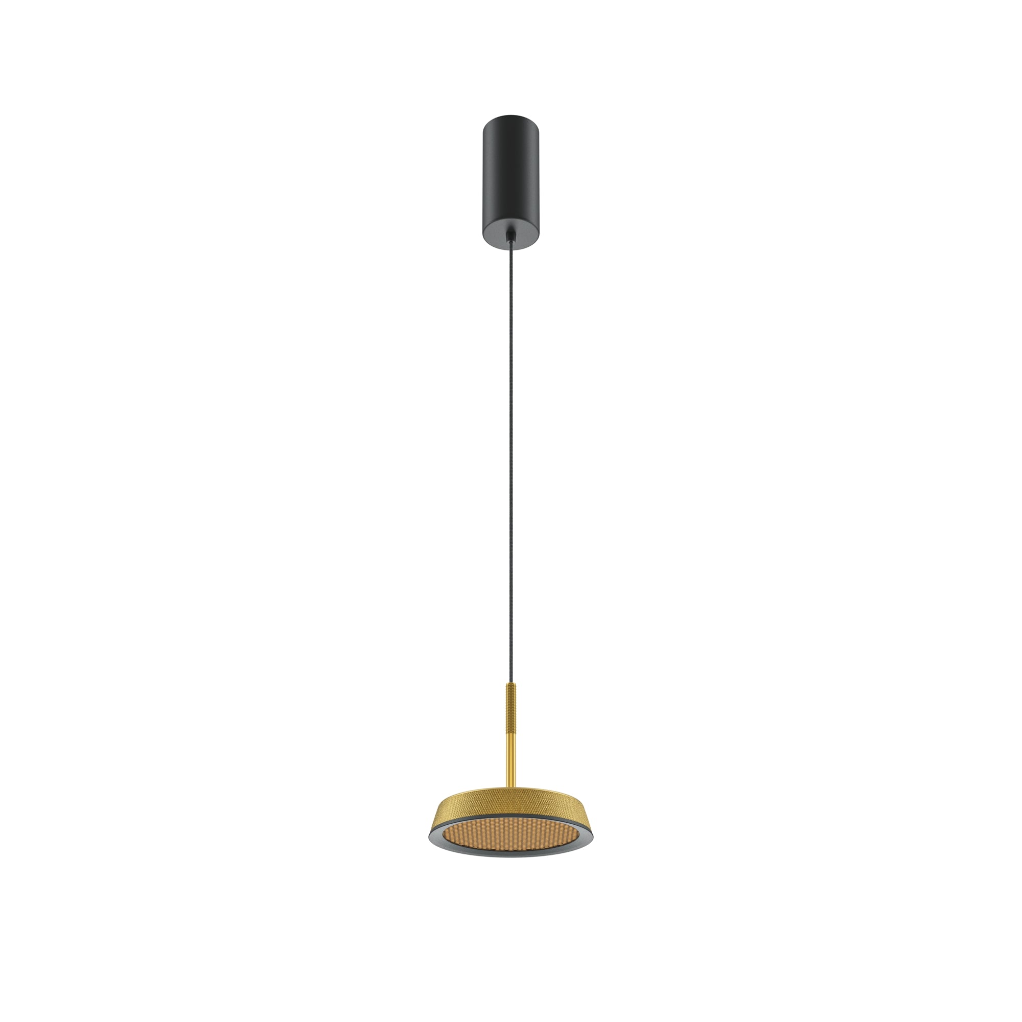 Maytoni Lampa wisząca El - Aluminium - Czarny MOD041PL-L15G3K
