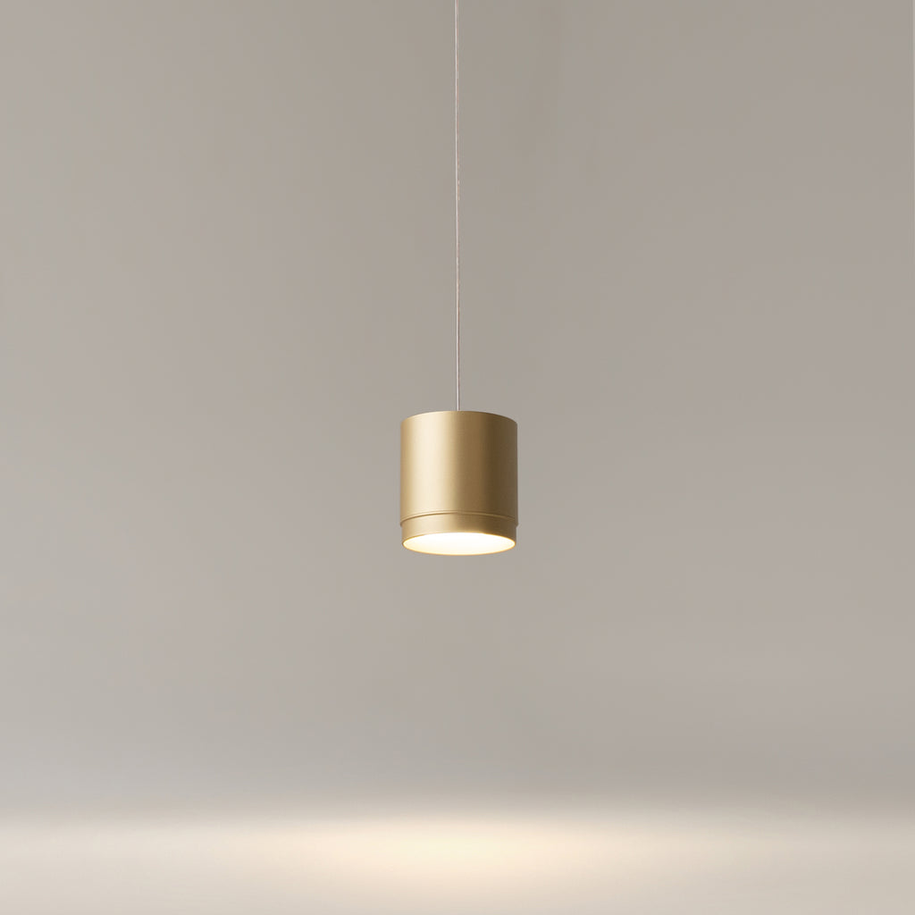 Maytoni Lampa wisząca Polar - Aluminium + tworzywo sztuczne - Złoty matowy P088PL-GX53-MG