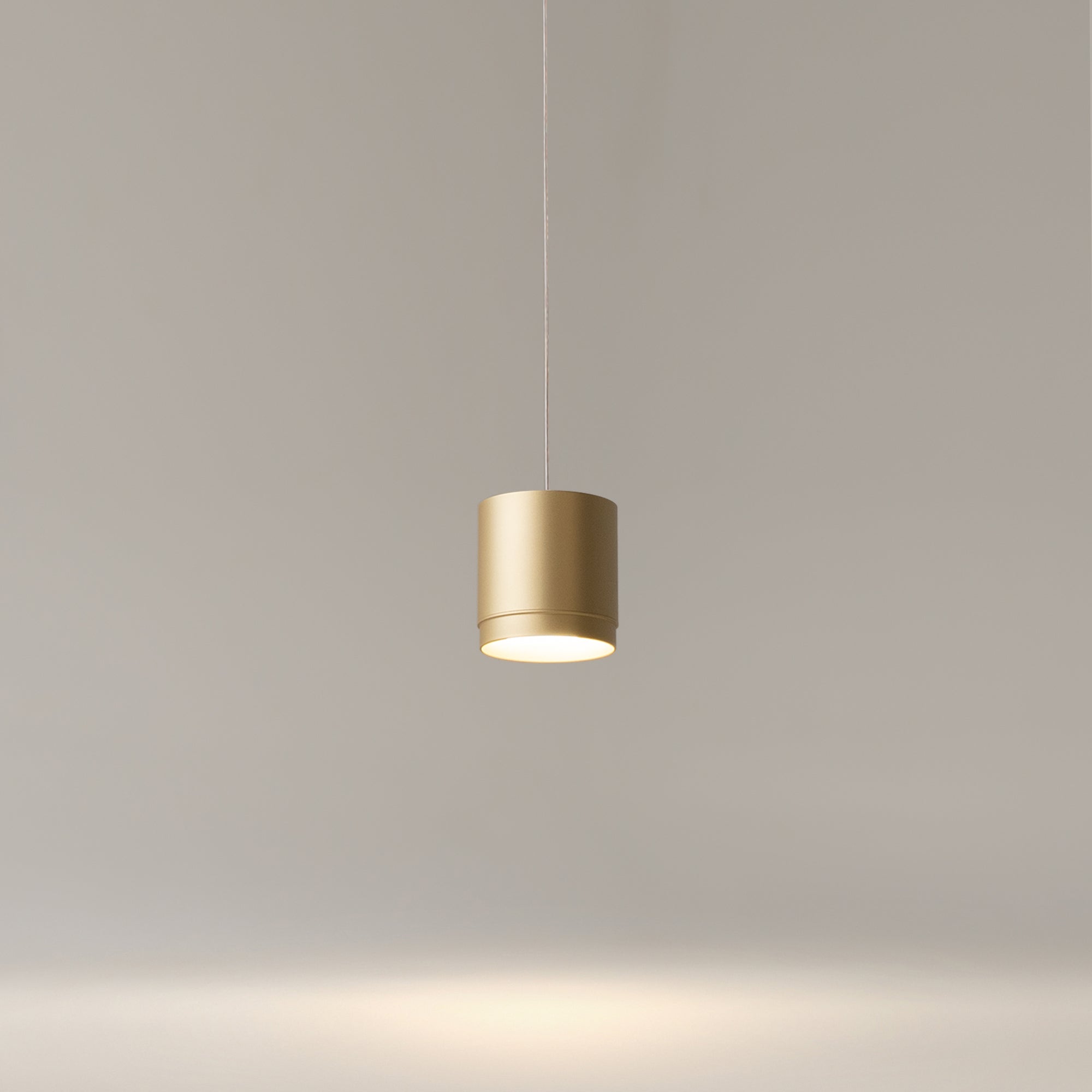 Maytoni Lampa wisząca Polar - Aluminium + tworzywo sztuczne - Złoty matowy P088PL-GX53-MG