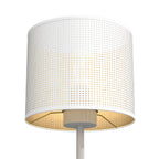 lampka gab. H 34 Loft shade white, cylinder shade dia 180, h 150 white/gold 1xE27
