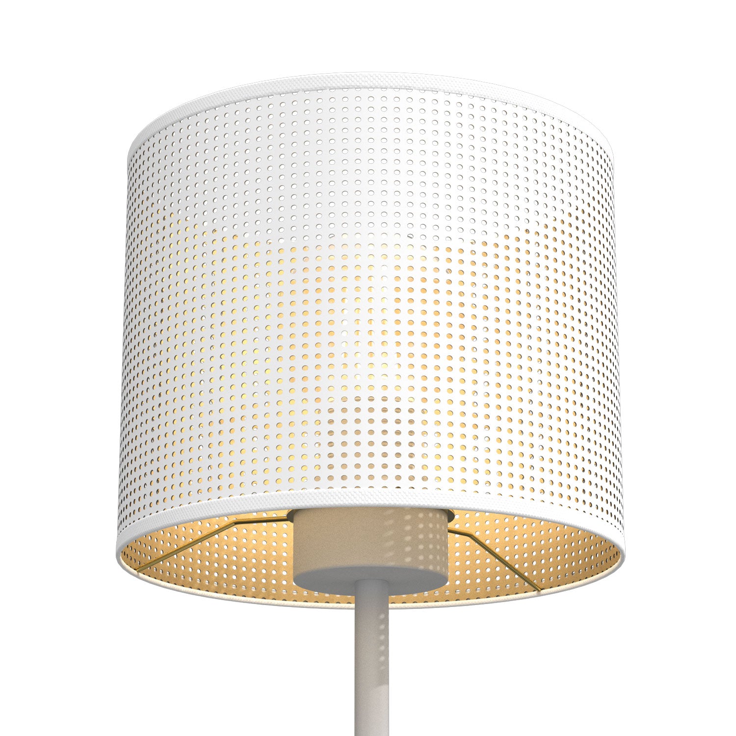 lampka gab. H 34 Loft shade white, cylinder shade dia 180, h 150 white/gold 1xE27