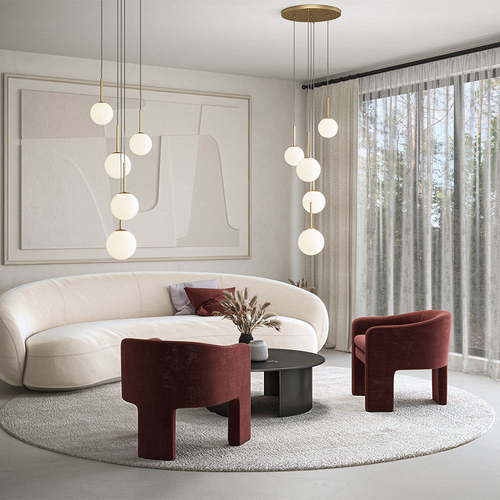 Maytoni Lampa wisząca Basic form - Metal - Złoty MOD321PL-05G