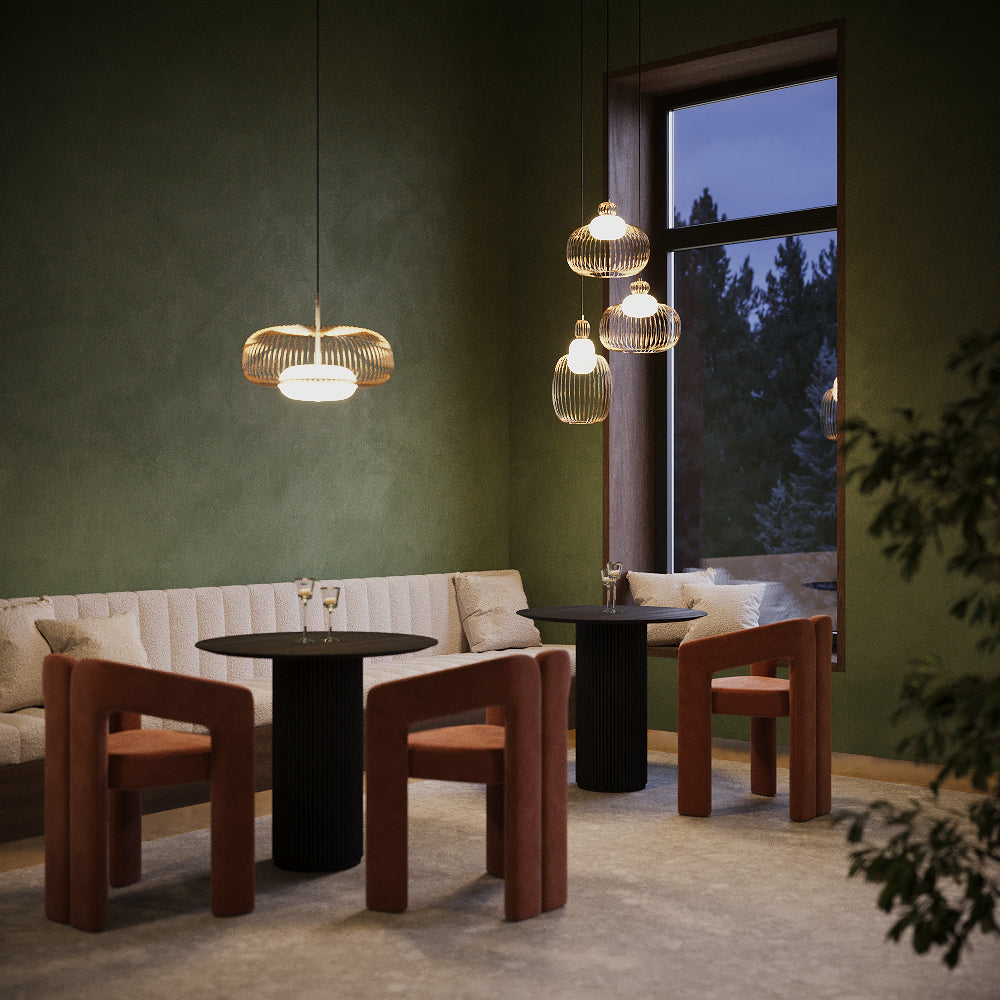 Maytoni Lampa wisząca Levitation - Metal - Mosiądz MOD376PL-01G1