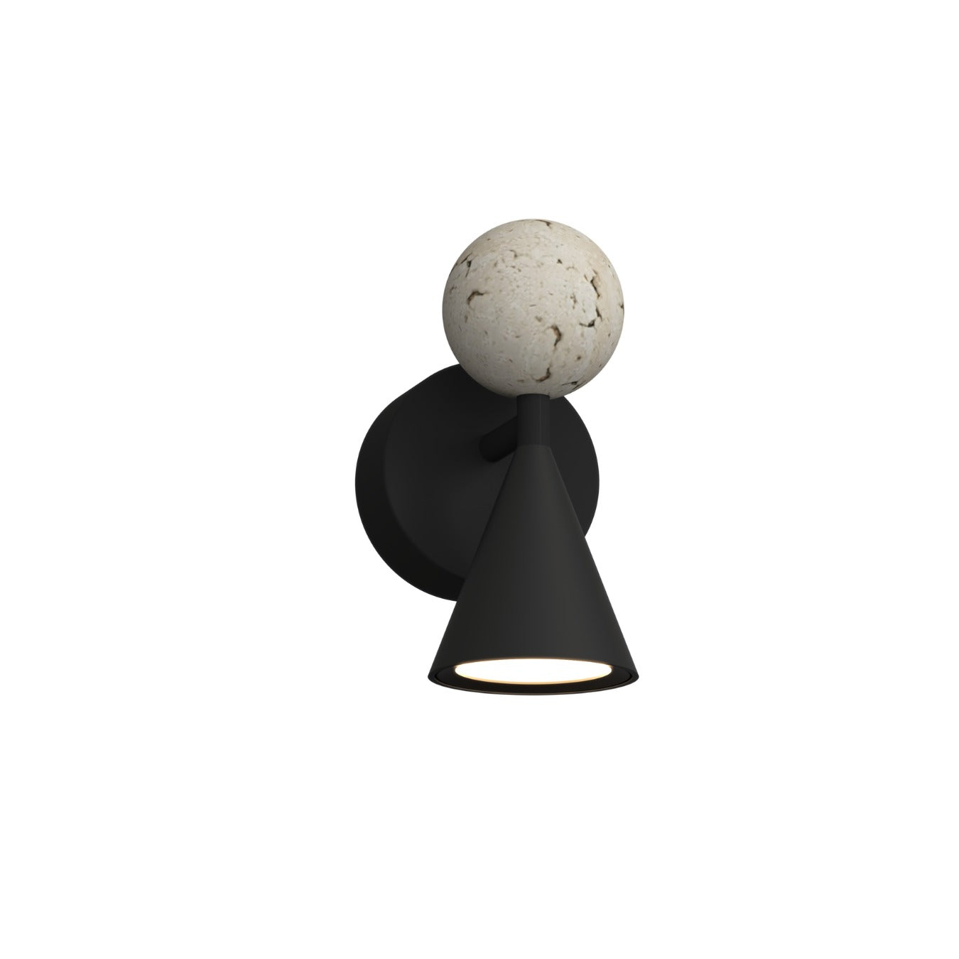 Maxlight Kinkiet Bingo - Trawertyn - Czarny W0445