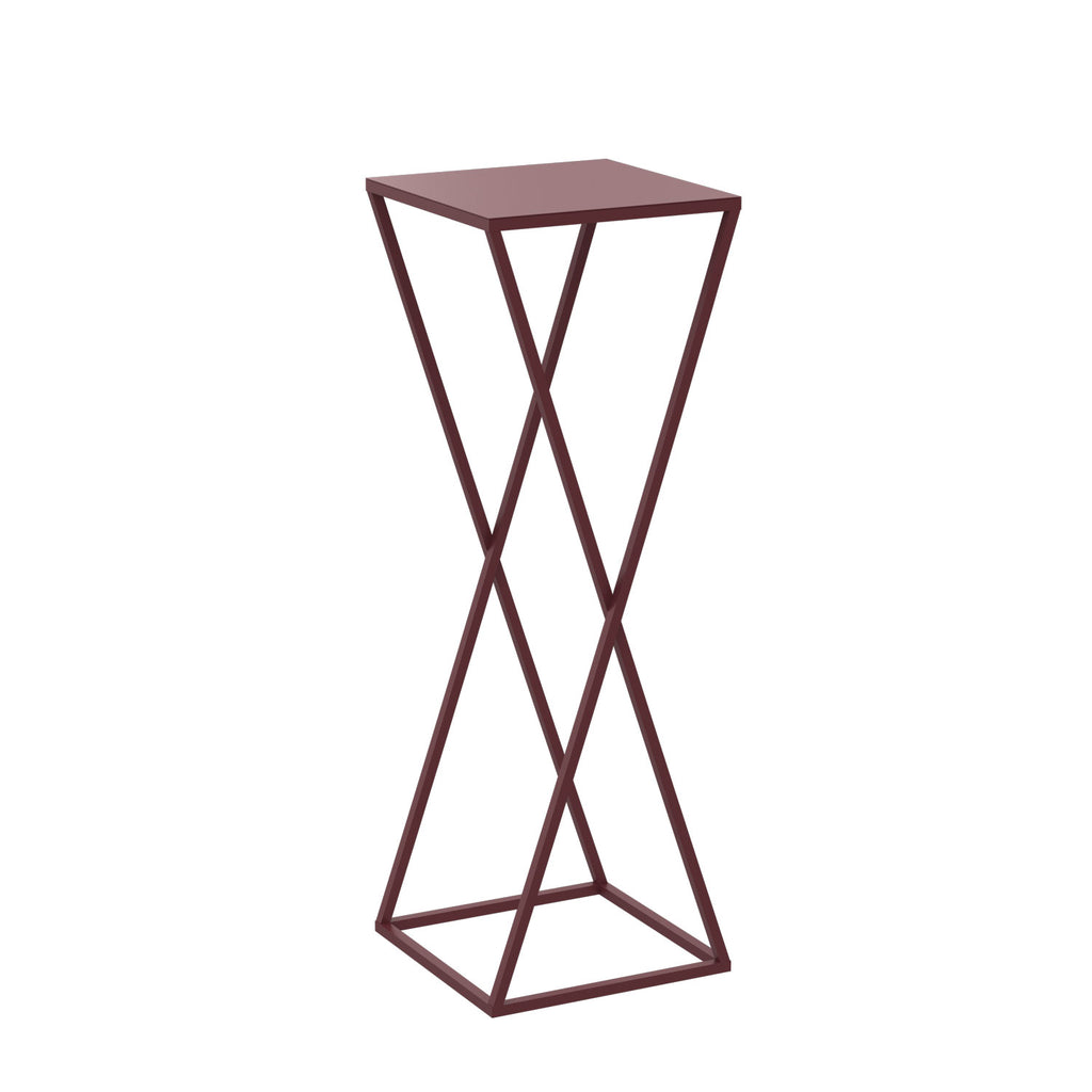 Flower stand Column B 700x240x240 burgundy