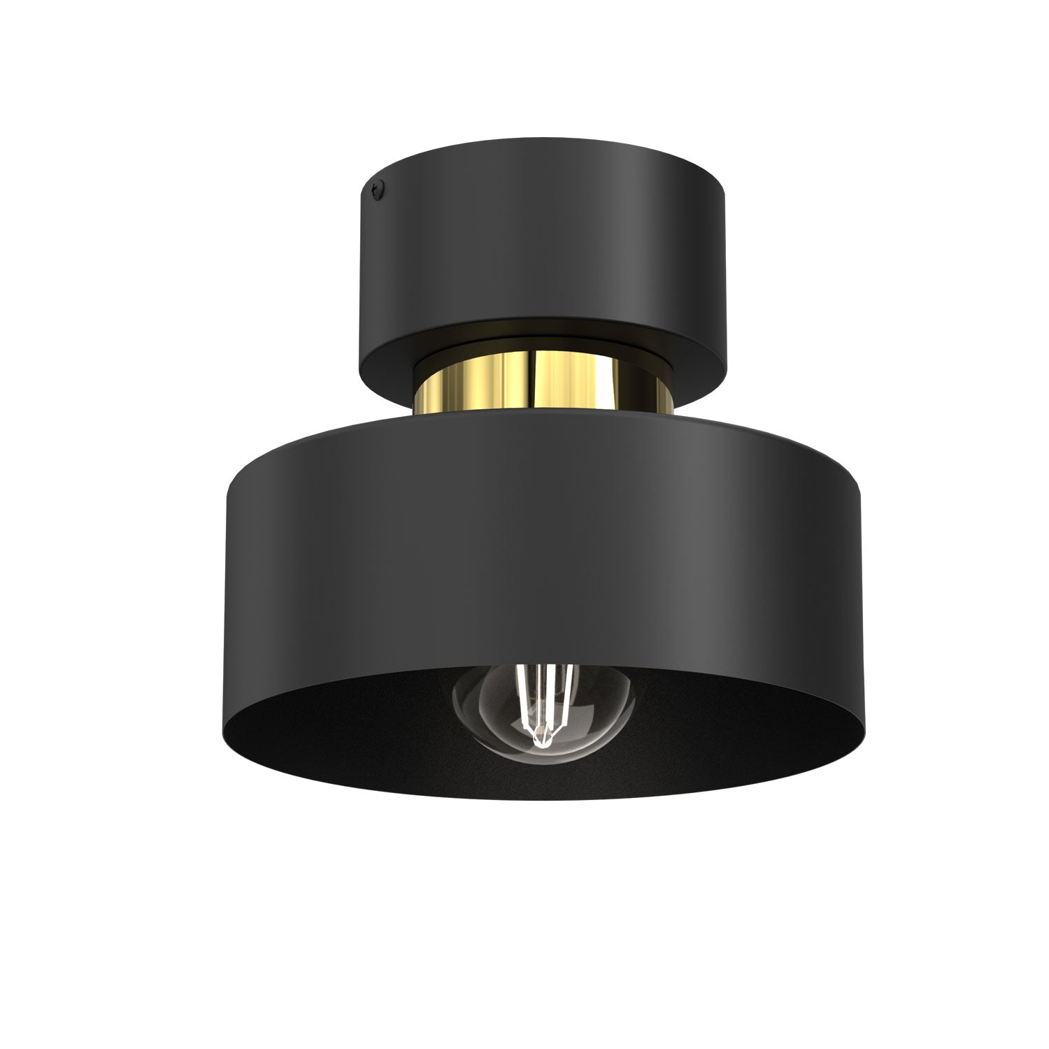 plafon Marti black/gold 1xE27